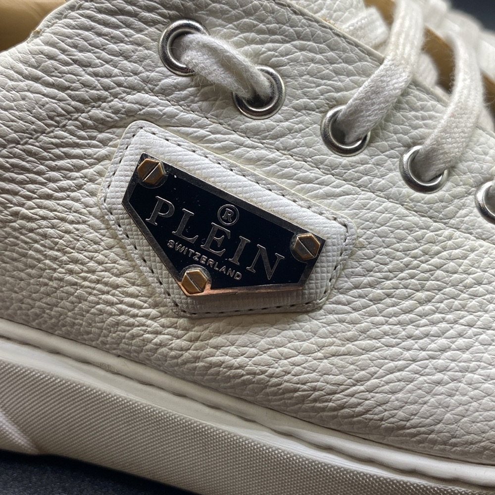 Phillip Plein Sneakers. White. Euro Size 42. US 9. - Picture 9 of 11